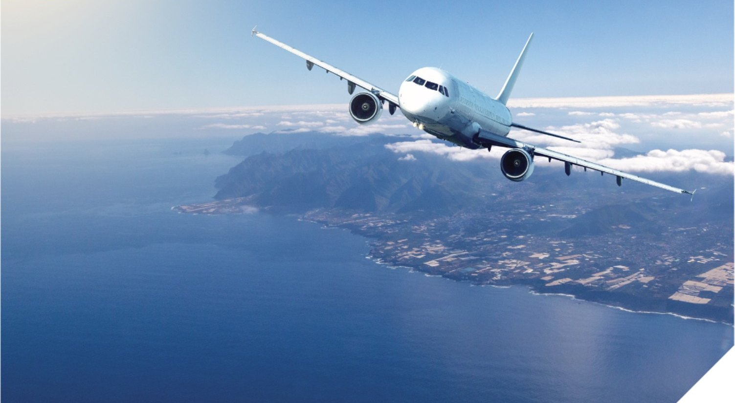 Photoreal rendered business jet in flight