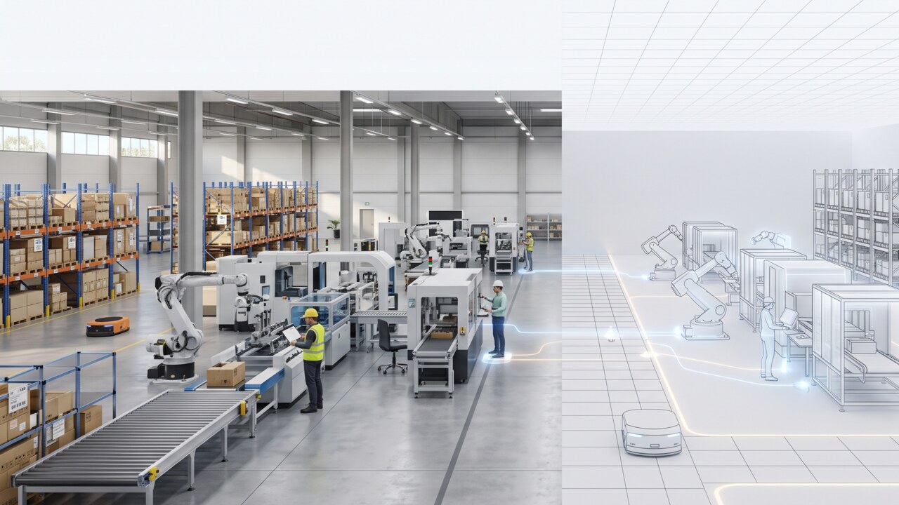 A physical facility transitioning into its living digital twin