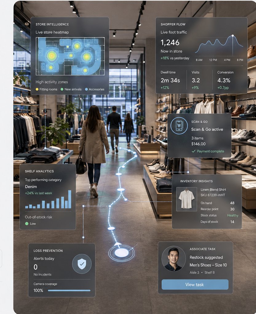 Smart store concept with in-store intelligence