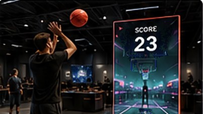 AR free-throw activation concept