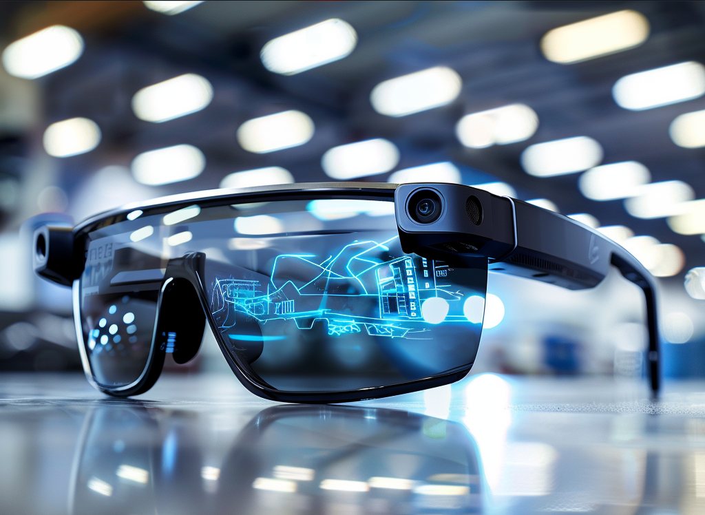 SmartLens enterprise smart glasses with onboard camera and in-lens display